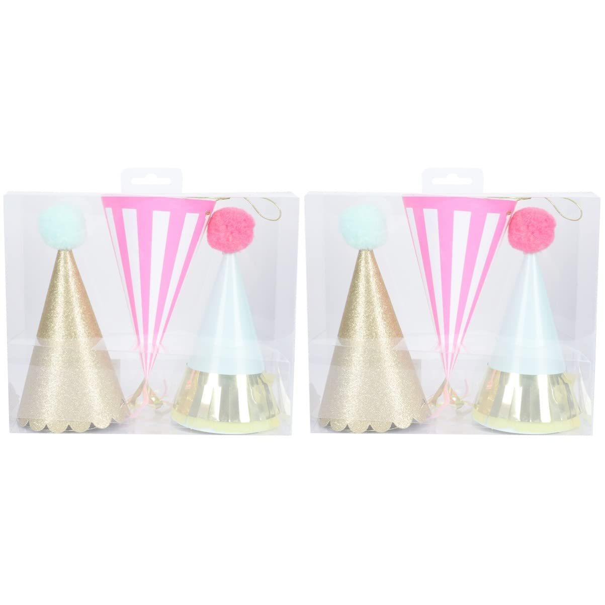 FRCOLOR 6 Pack Colorful Birthday Party Hats - Cone Shaped Celebration Hats for New Year, Christmas & Festive Occasions - Perfect for Birthday Parties, Baby Showers & Holiday Events