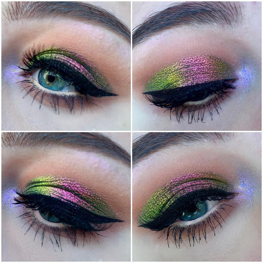 Multichrome Eyeshadow Palette - Jewel-Toned Shimmer & Metallic Finish for Stunning Eye Makeup | Perfect for Parties, Night Out & Special Occasions