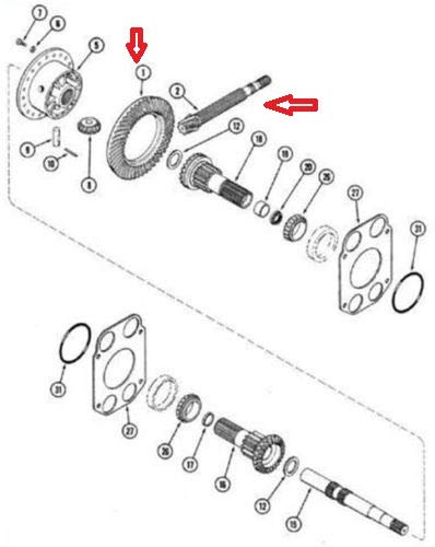 Stevens Lake Parts New Ring & Pinion Gear Set Compatible with Case IH 580E & 580 Super D Models - Replaces A168108 - Perfect for Tractor & Agricultural Equipment Repairs