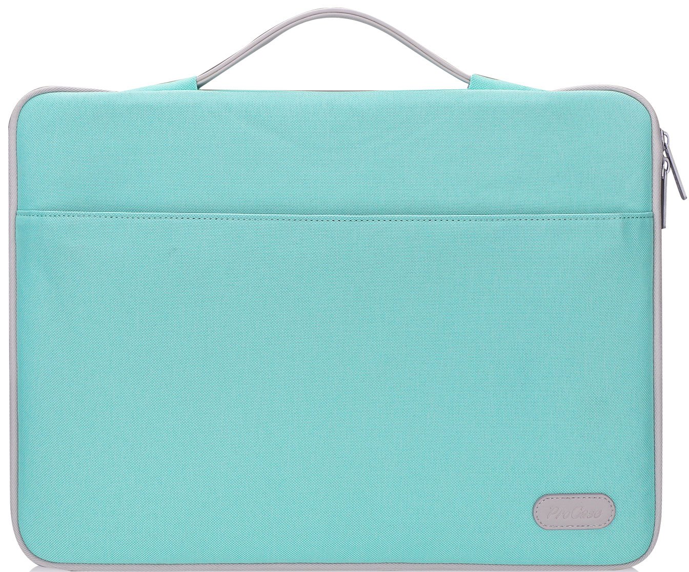 ProCase 13 Inch Laptop Sleeve Case for MacBook Air Pro, HP, Dell, Lenovo, ASUS Chromebook - Lightweight Protective Neoprene Bag with Zipper (Mint Green) - Perfect for Work, School & Travel