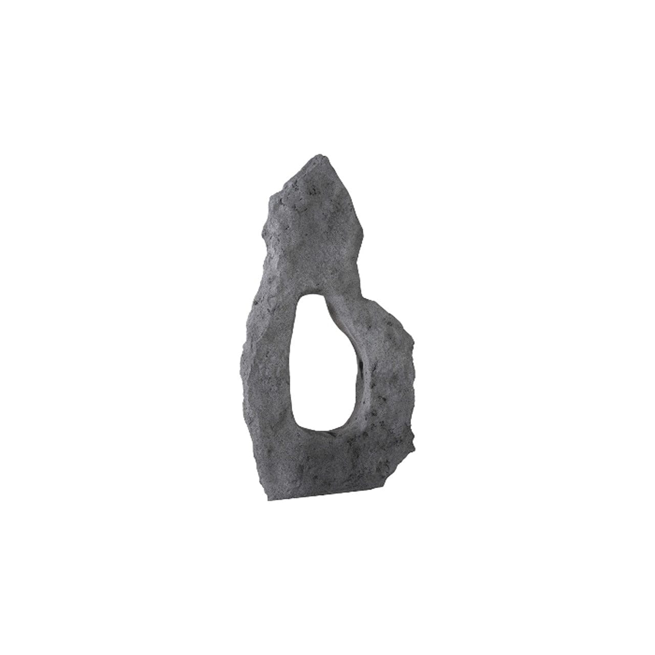 Large Handcrafted Charcoal Stone Sculpture - Elegant Cast Stone Statue for Home Decor, Garden, and Office | Perfect for Indoor & Outdoor Display