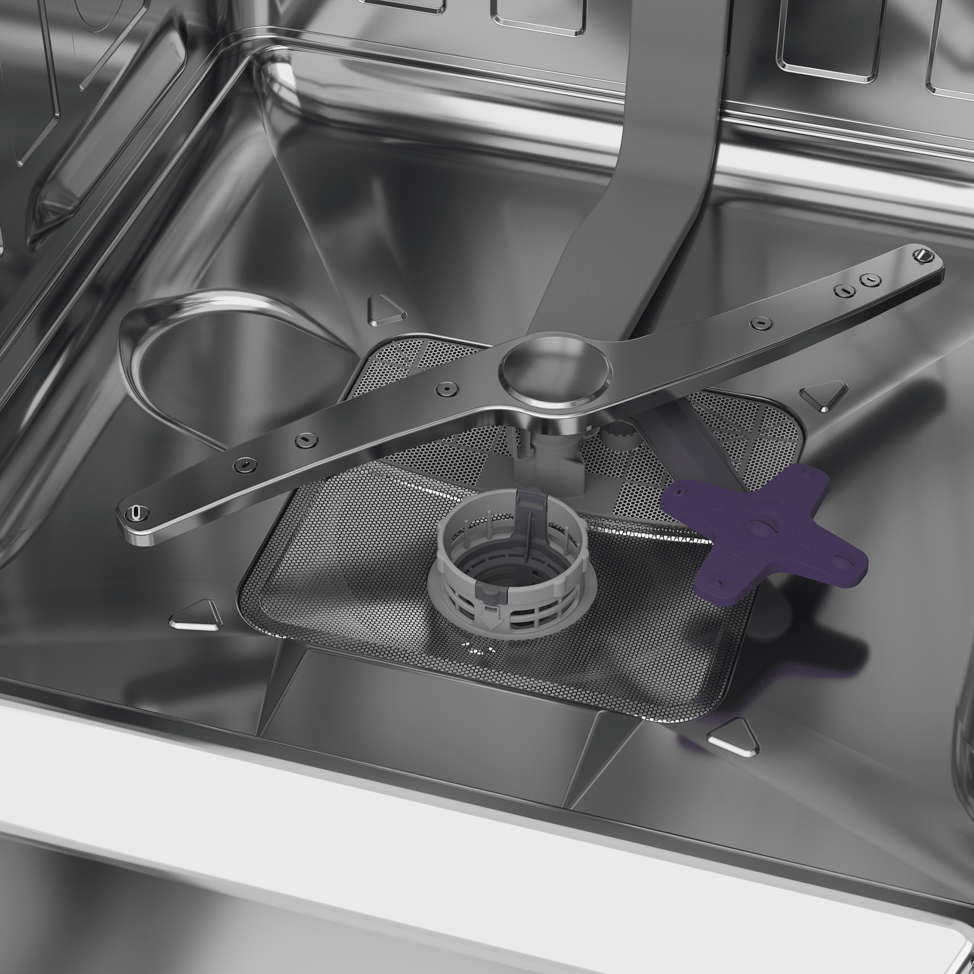 Beko DDT39432X 16 Place Settings Stainless Steel Dishwasher with WiFi Connectivity - 39 dB Quiet Operation, Top Control Panel - Perfect for Large Families & Open-Concept Kitchens