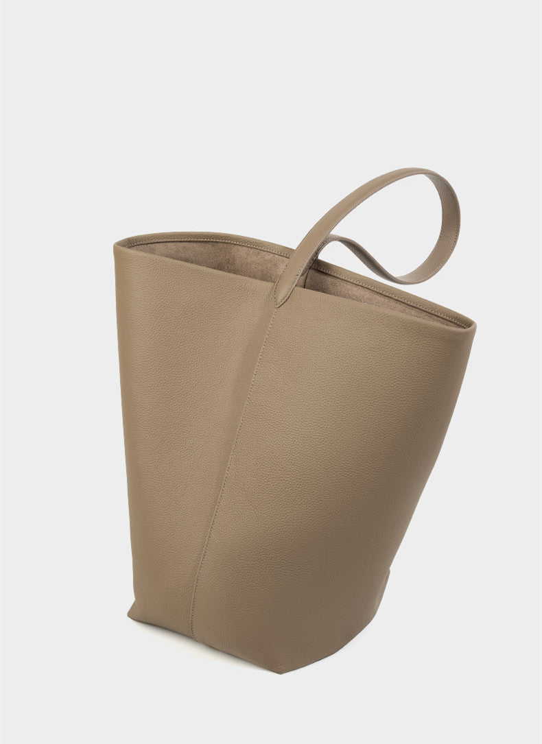 Stylish Women's Casual Leather Bucket Bag - Fashionable Crossbody Shoulder Handbag for Everyday Use, Work, Travel & Shopping