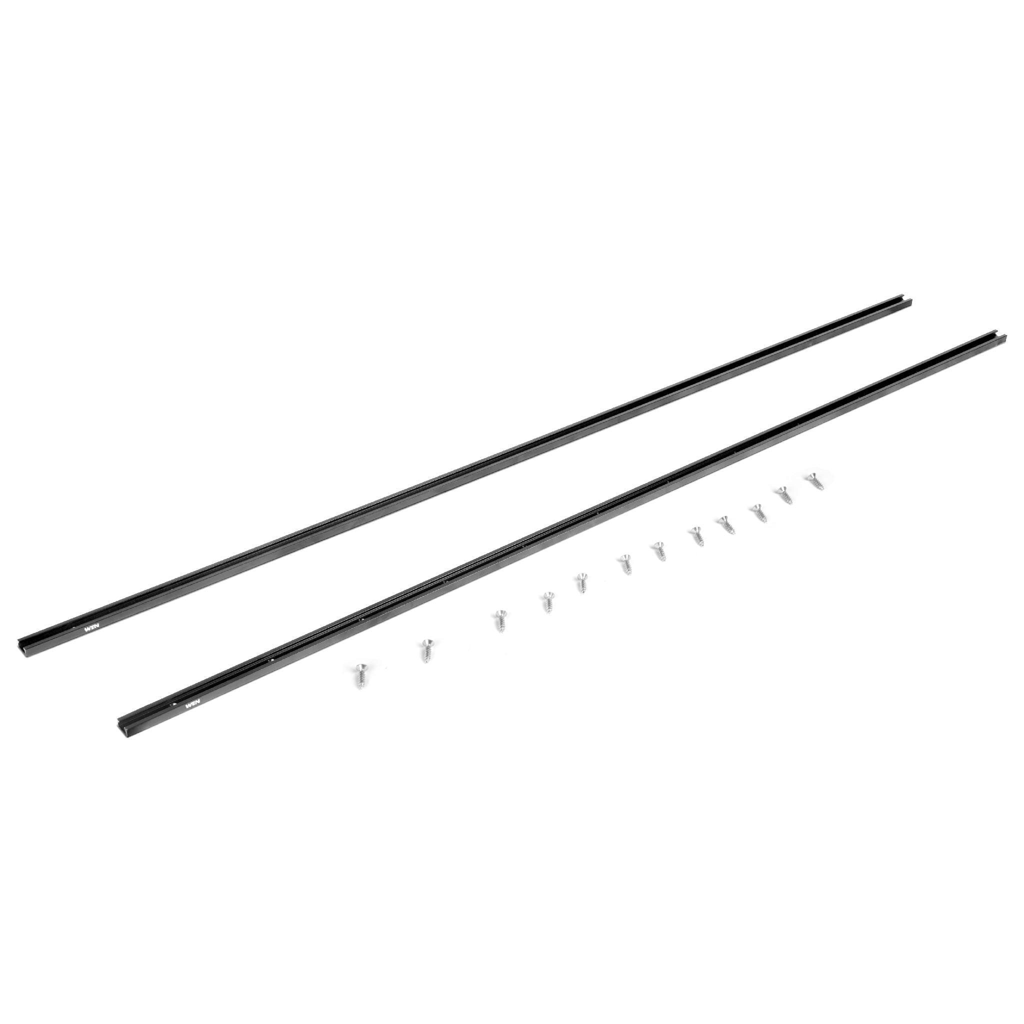 WEN WAT480 48-Inch Universal T-Track Kit for Woodworking (2-Pack) - Perfect for Router Tables, Workbenches & DIY Projects