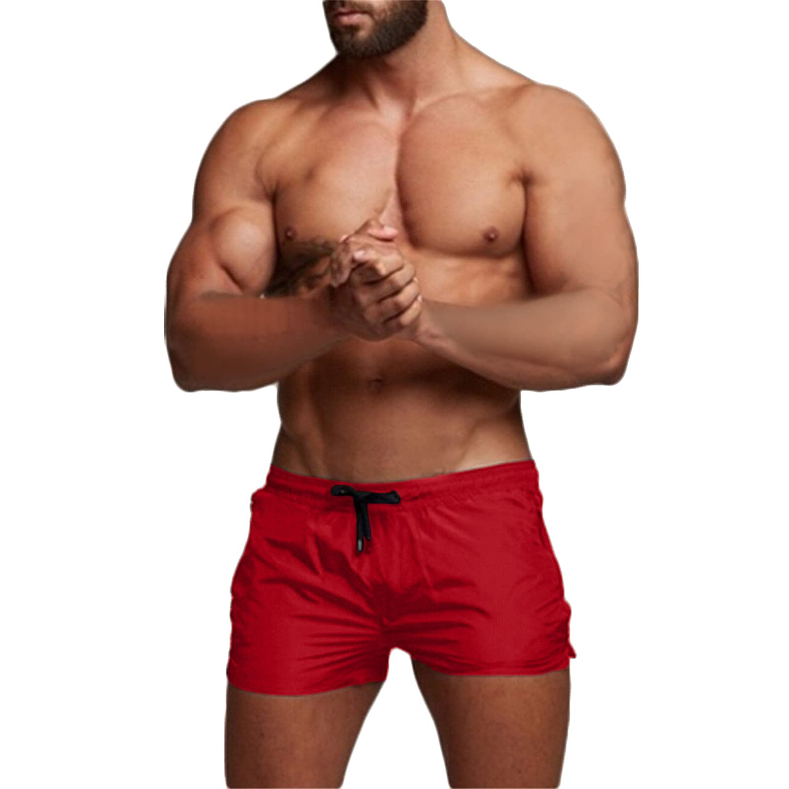 Men's Quick Dry Workout Shorts - Slim Fit Athletic Running Shorts with Pockets for Gym & Training