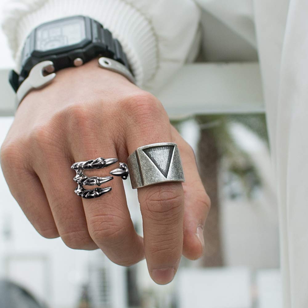 Stylish Adjustable Snake Rings for Women & Men - Vintage Animal Jewelry for Everyday Wear, Parties & Gifts - HIIXHC Fashion Rings