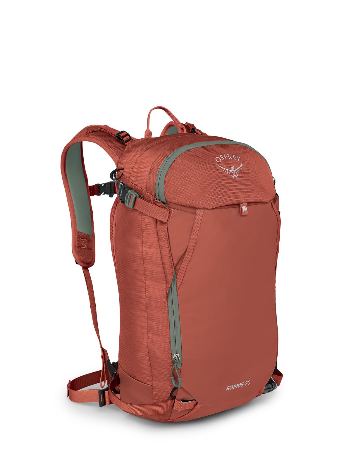 Osprey Sopris 20L Ski and Snowboard Backpack - Waterproof Hiking Daypack for Men & Women, Emberglow Orange - Perfect for Skiing, Snowboarding & Outdoor Adventures