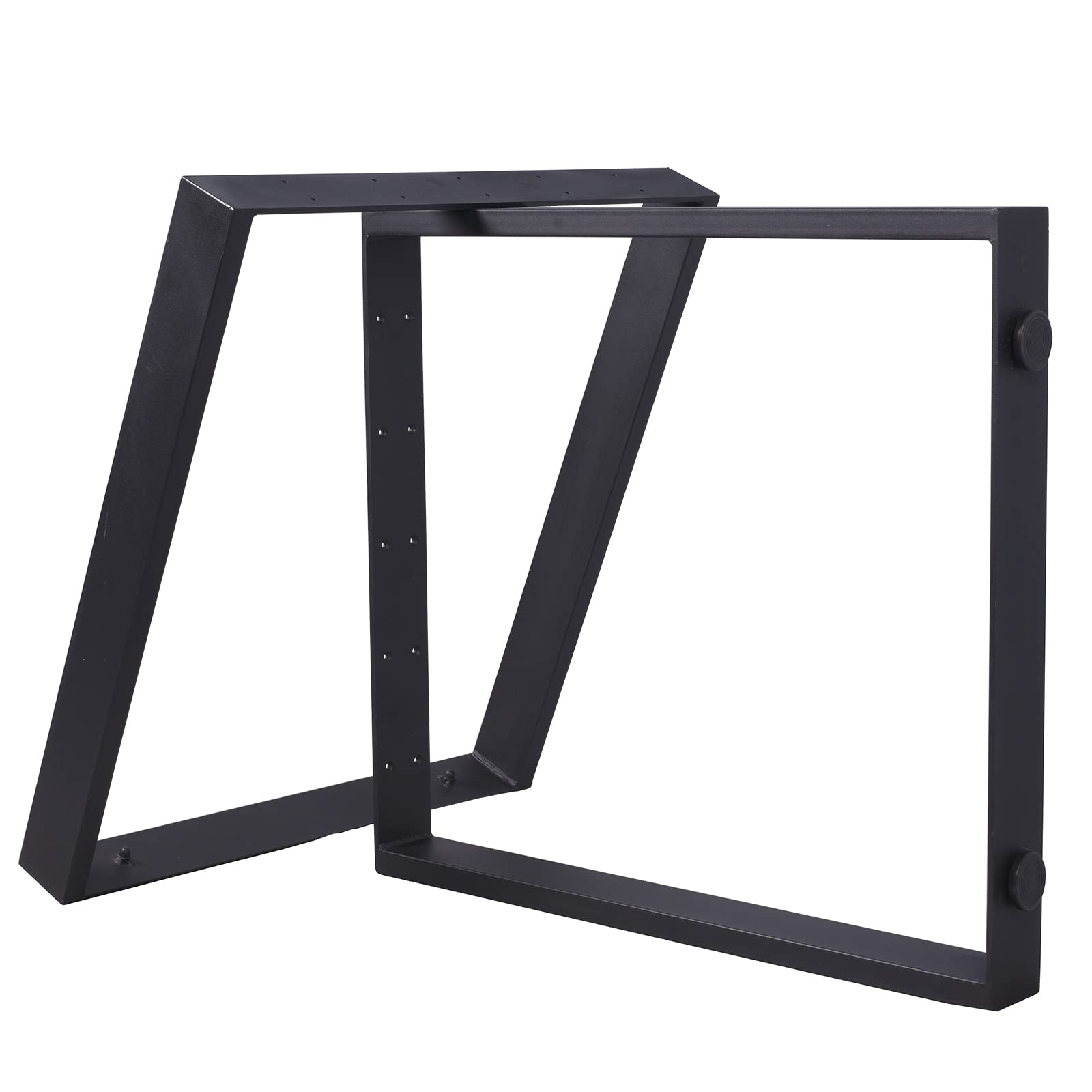 28 Inch Metal Table Legs - Heavy Duty DIY Furniture Legs for Office Desk, Computer Table, Workbench (2 Pack, 28