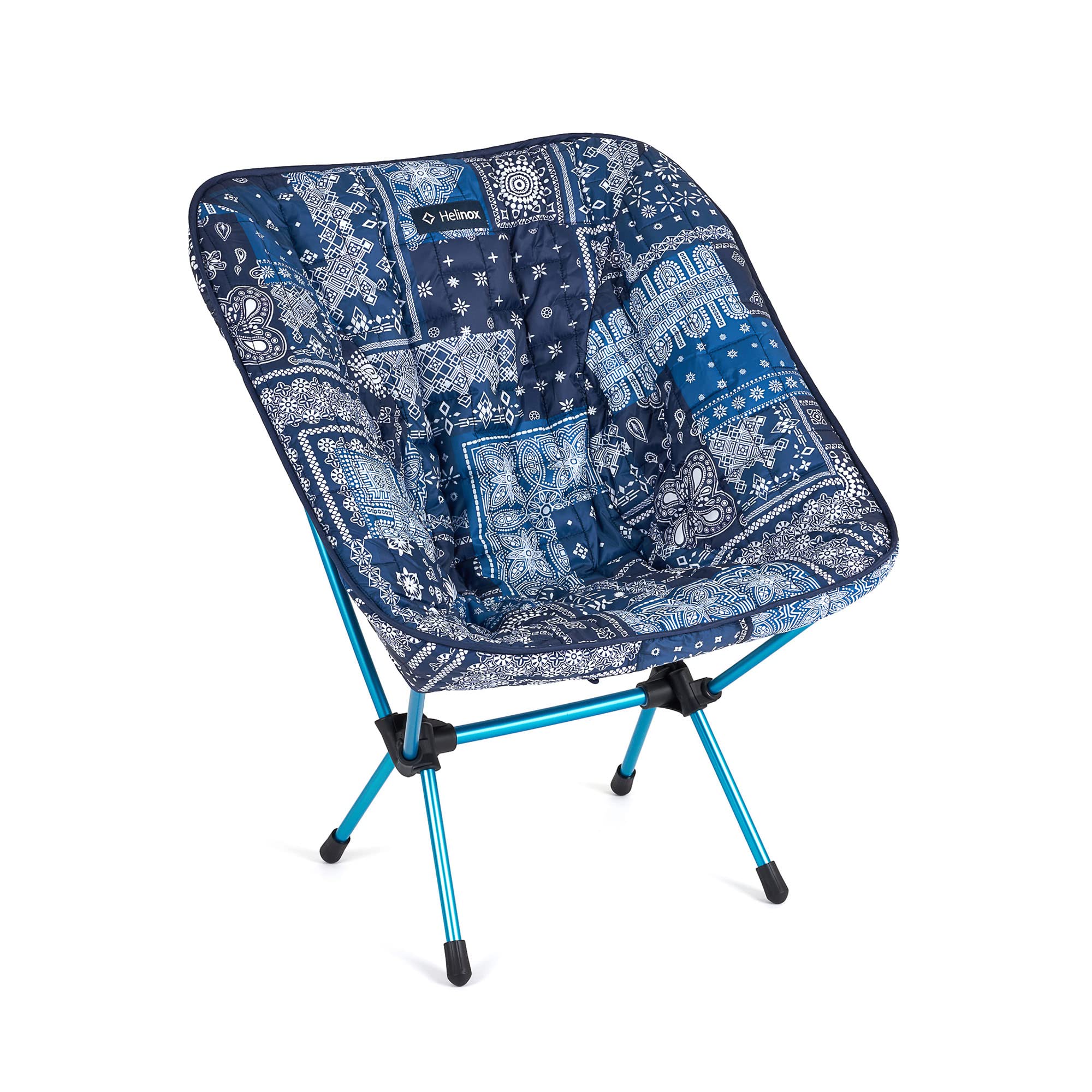 Helinox Seat Warmer Insulated Chair Cover for Chair One - Lightweight & Waterproof Outdoor Camping Accessory (Blue Bandana/Red Bandana) - Perfect for Camping, Hiking, Picnics & Backyard Relaxation