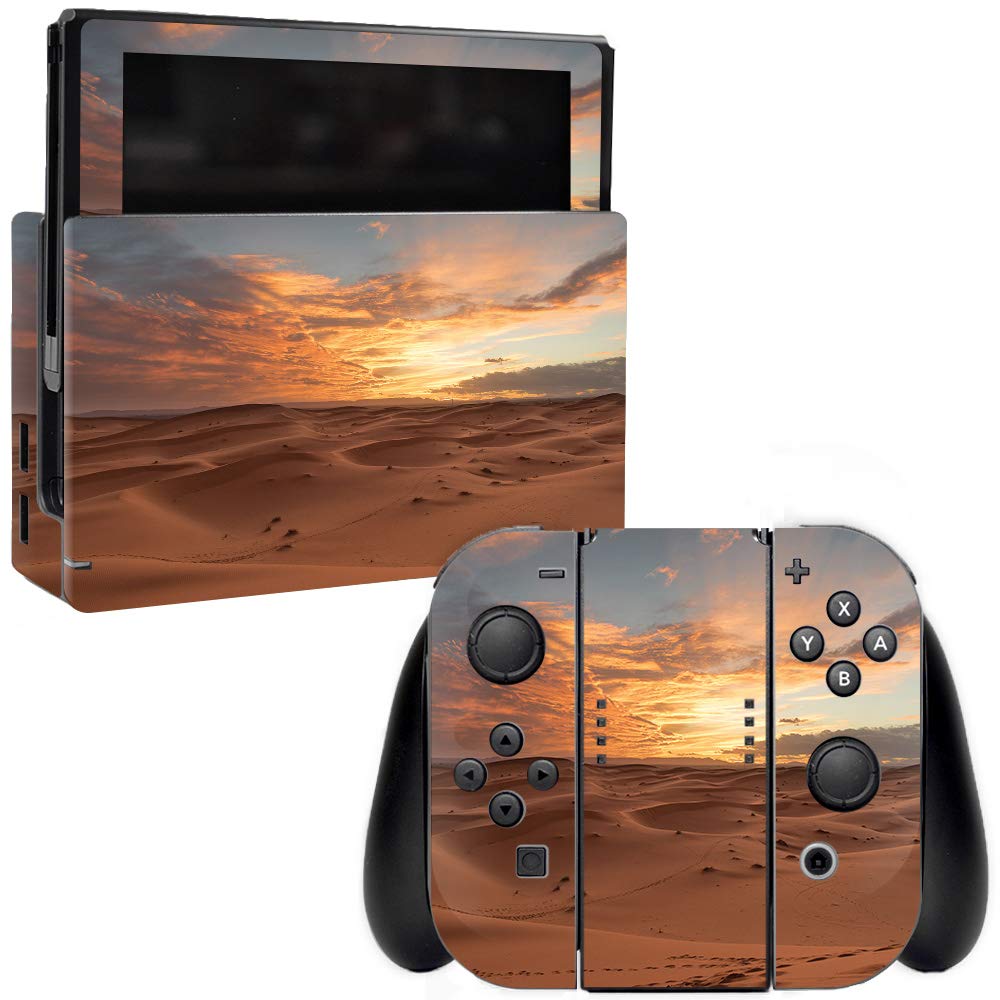 MightySkins Vinyl Decal Wrap Cover for Nintendo Switch - Sahara Sunset Design | Protective & Durable Skin | Easy to Apply & Remove | Made in USA | Perfect for Gaming, Travel & Personalization