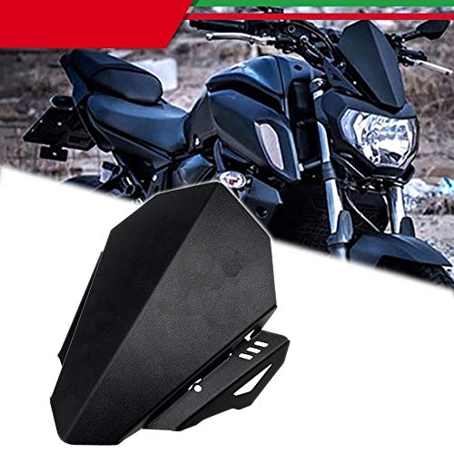 Yamaha MT-07 Motorcycle Windscreen - Black Wind Deflector for 2018-2020 Models | Commuting & Touring