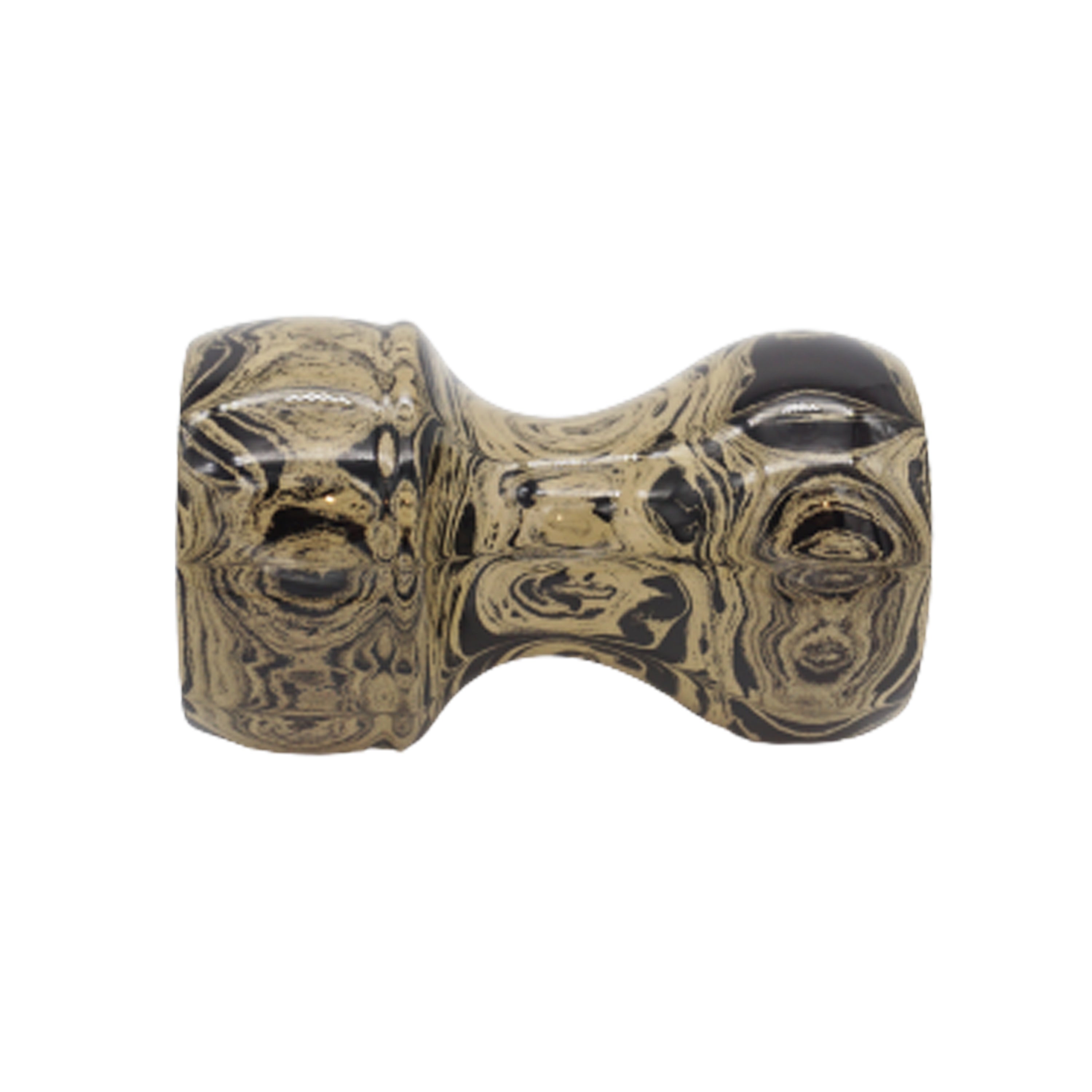 Premium Sand Ebonite Handmade Shaving Brush Handle - Fits 24mm & 26mm Knots - Perfect for Wet Shaving, Grooming Kits & Luxury Bathroom Essentials