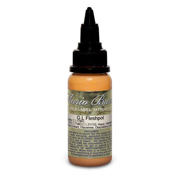 Intenze Gold Label Fleshpot Tattoo Ink - Professional Body Art Pigment for Tattoo Artists & Enthusiasts | Perfect for Realistic Skin Tone Shading & Permanent Makeup