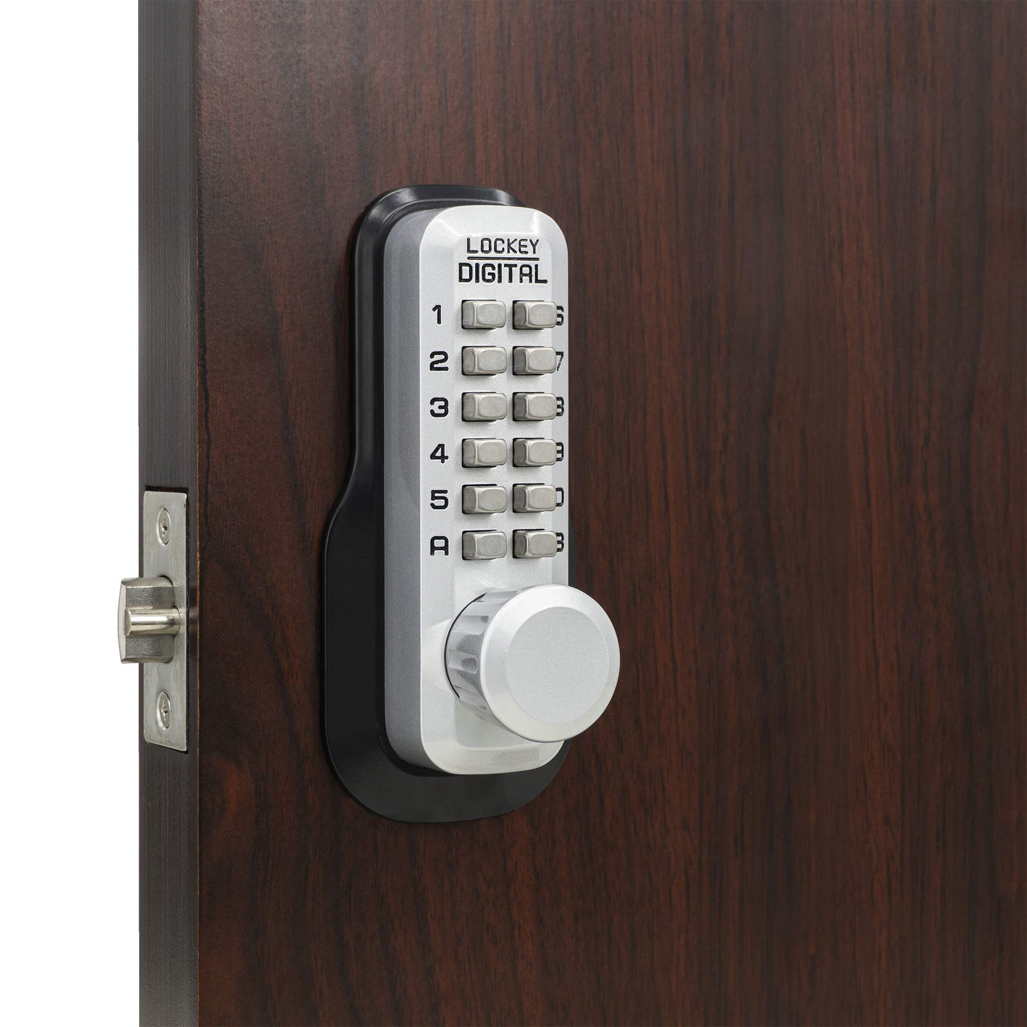 M230MG Mechanical Keyless Spring Latch - Heavy Duty Door Latch for Sheds, Barns, Gates & Outdoor Security | Rust-Resistant Metal Construction