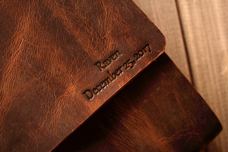 Custom Leather Wedding Guest Book - Personalized Keepsake for Bridal Shower, Reception & Anniversary - Elegant & Durable Guest Sign-In Book
