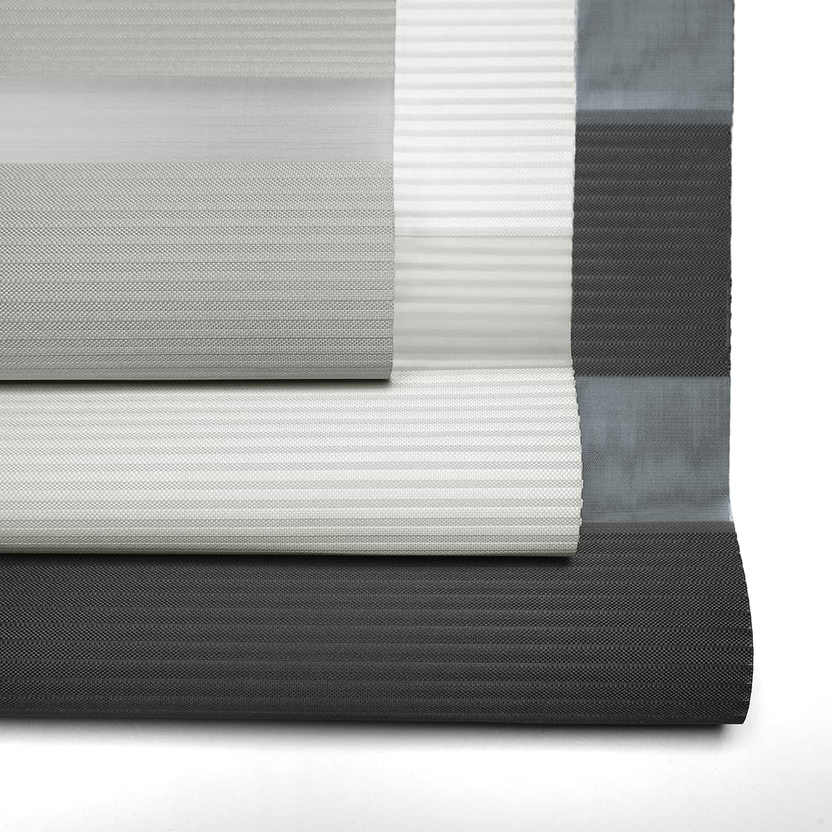 Zebra Roller Blinds for Windows - Light Filtering & Sheer Day/Night Shades - 20
