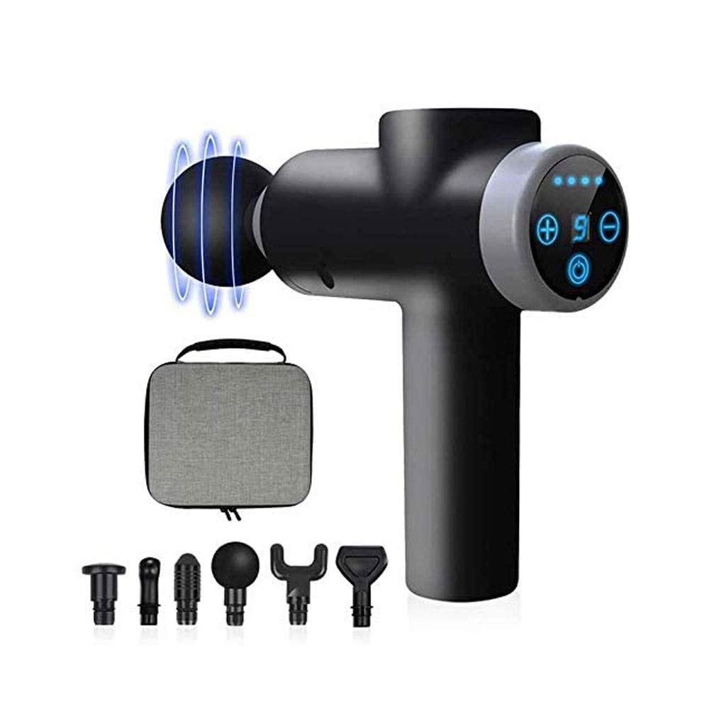 Qin Massage Gun - Deep Tissue Muscle Therapy Massager with 9 Adjustable Speeds, Quiet & Comfortable Handheld Percussion Device for Pain Relief - Perfect for Athletes, Gym Recovery, and Home Use