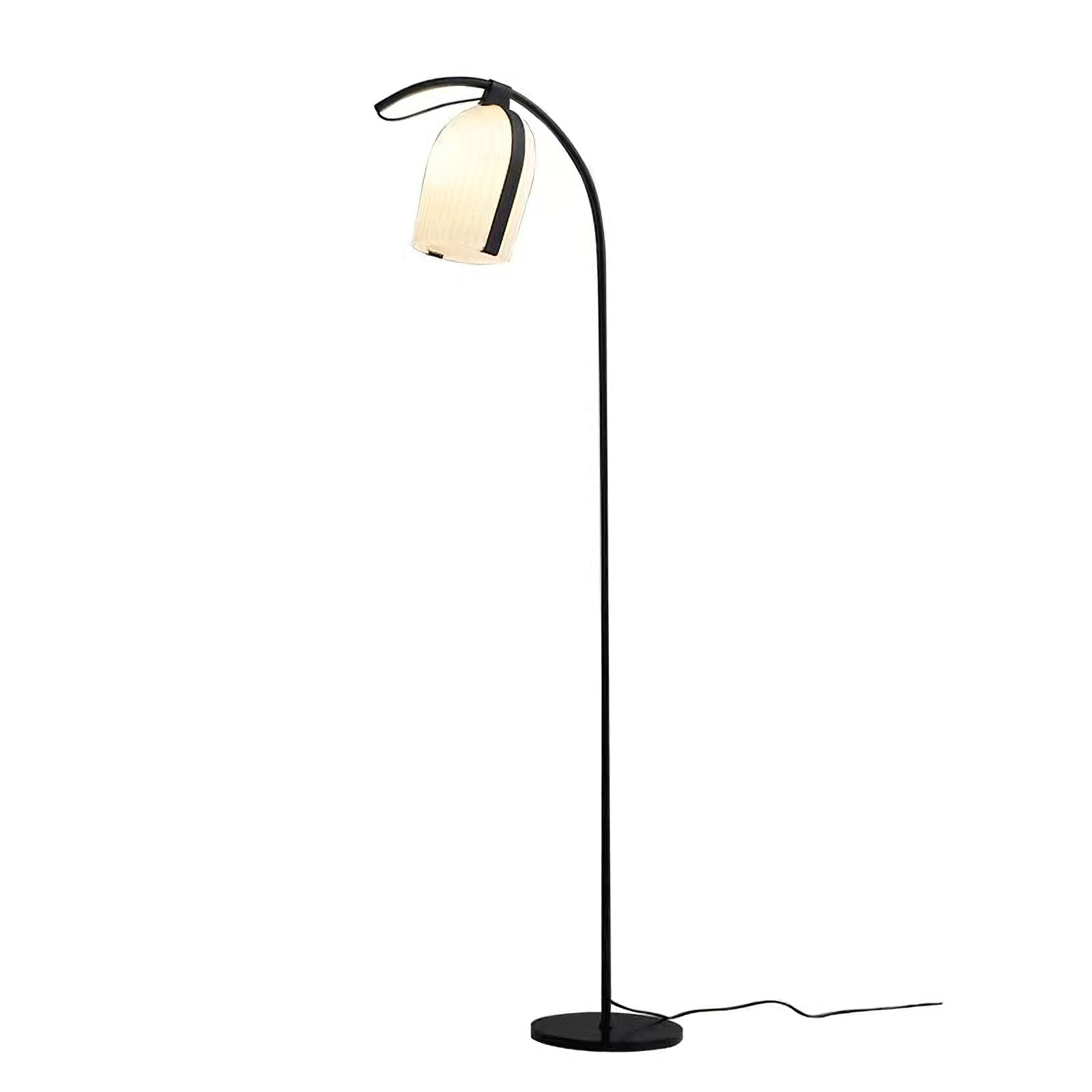 Modern Arc Floor Lamp for Living Room - Adjustable LED Standing Light with Remote Control, Perfect for Reading, Lounge & Bedroom Decor
