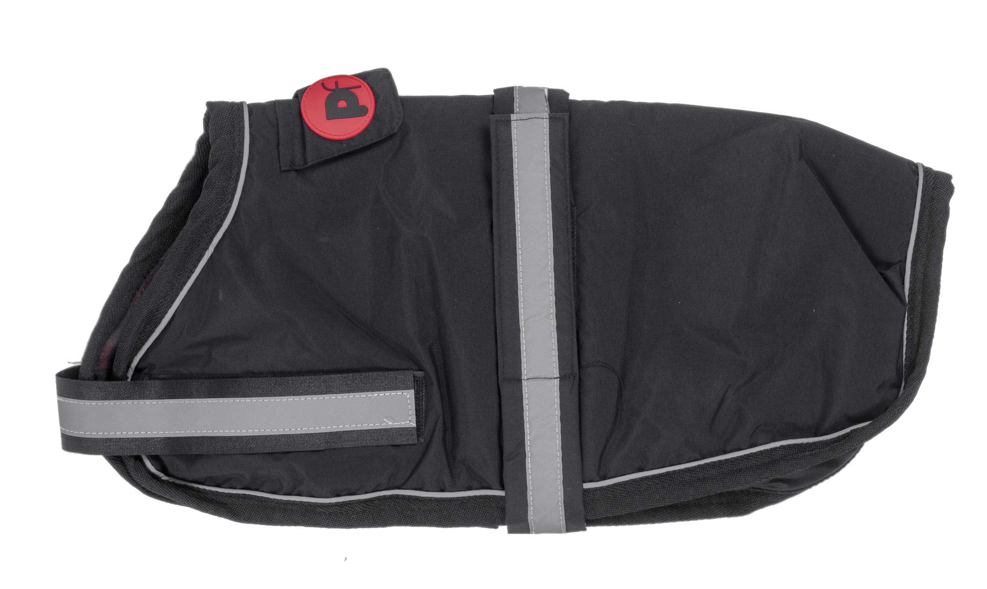 Waterproof Dog Coat for Small to Medium Dogs - Super Soft & Warm Winter Jacket (60 cm, Black) - Ideal for Outdoor Walks, Hiking & Cold Weather Protection
