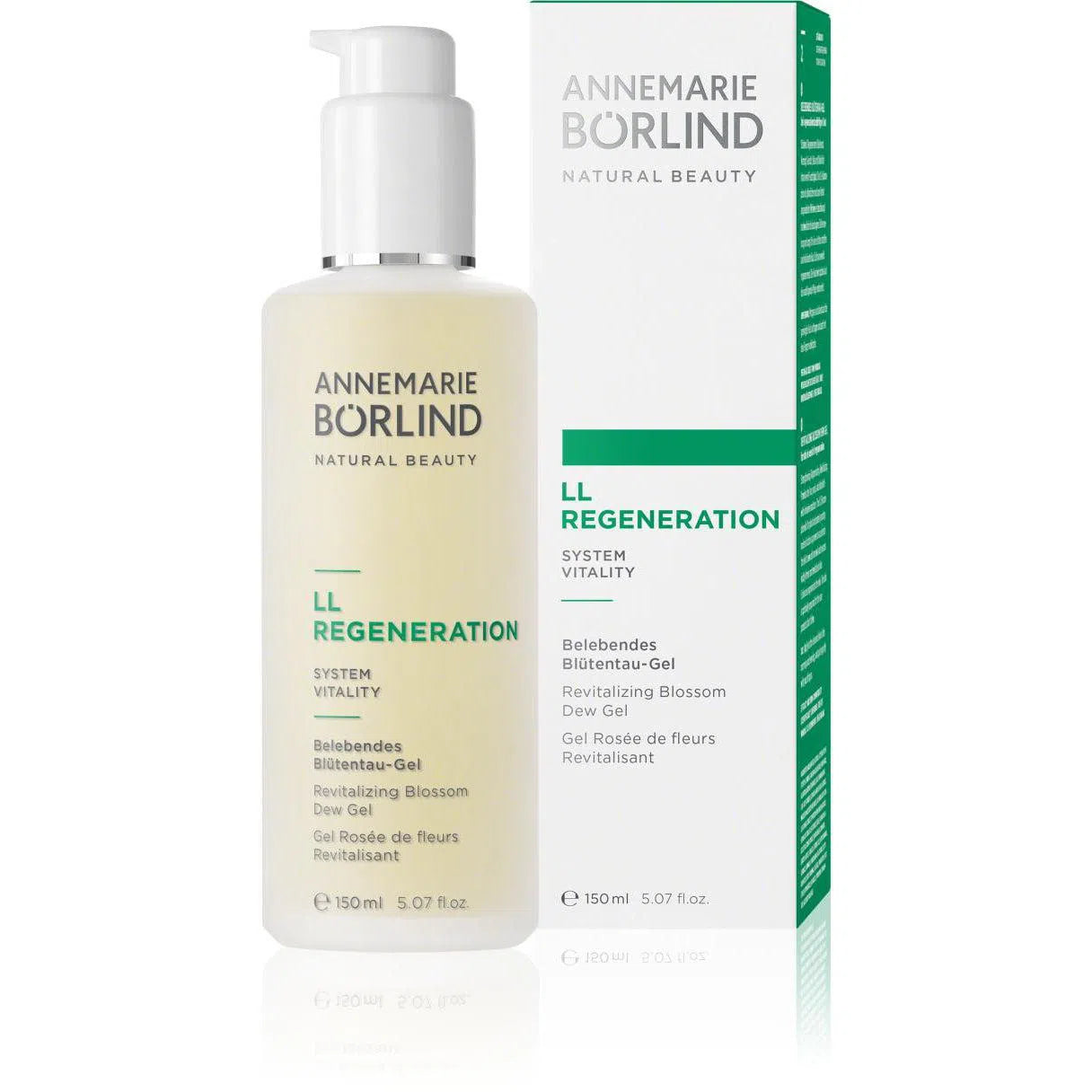 Annemarie Borlind LL Regeneration Revitalizing Blossom Dew Gel - Hydrating Face Moisturizer for Dry Skin, Anti-Aging Night Cream with Natural Ingredients - Perfect for Daily Skincare Routine & Sensitive Skin Care