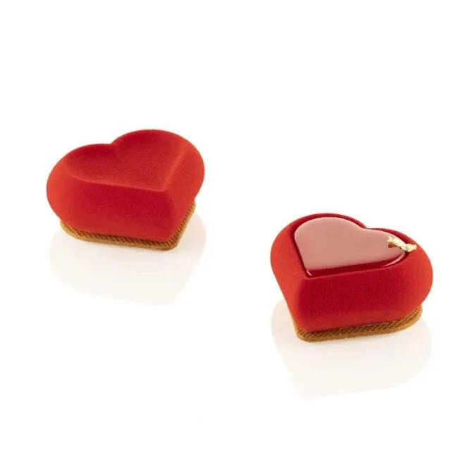 HEARTIX 85 Silicone Mold & Cutter Set for Baking - Heart-Shaped Cake, Cookie, Chocolate, Soap Making DIY Crafts - Perfect for Valentine's Day, Weddings & Home Baking