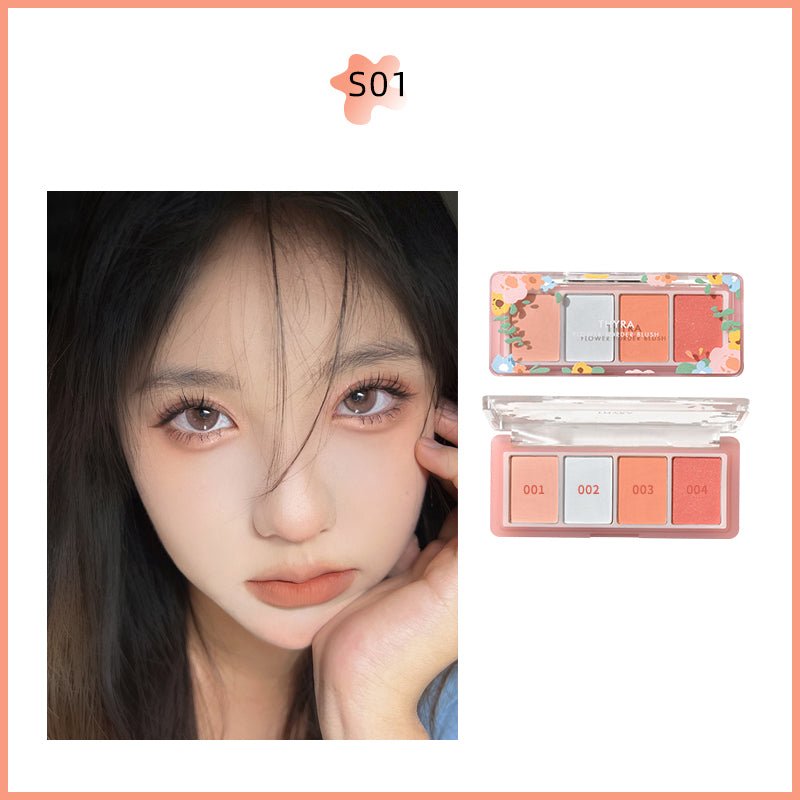 THYRA Flower Border Blush - Natural Pink Cheek Tint for a Flawless Makeup Look | Perfect for Everyday Wear, Date Nights & Special Occasions