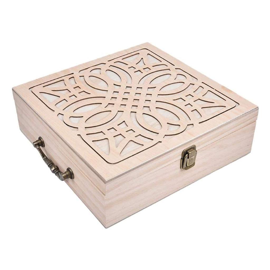 Premium Wooden Essential Oil Storage Case - 12 Bottle Organizer Box for Aromatherapy Oils | Perfect for Home Spa, Yoga, and Relaxation Therapy