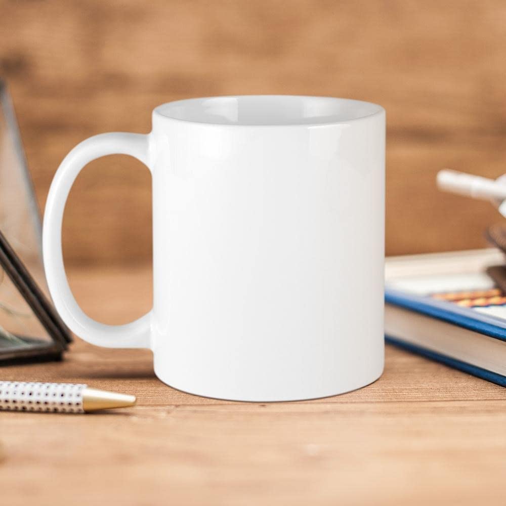 Golf Chick 11 oz Ceramic Coffee Mug - 325 ml White Tea Cup with Handle - Perfect for Golf Lovers, Office Use & Gift Giving