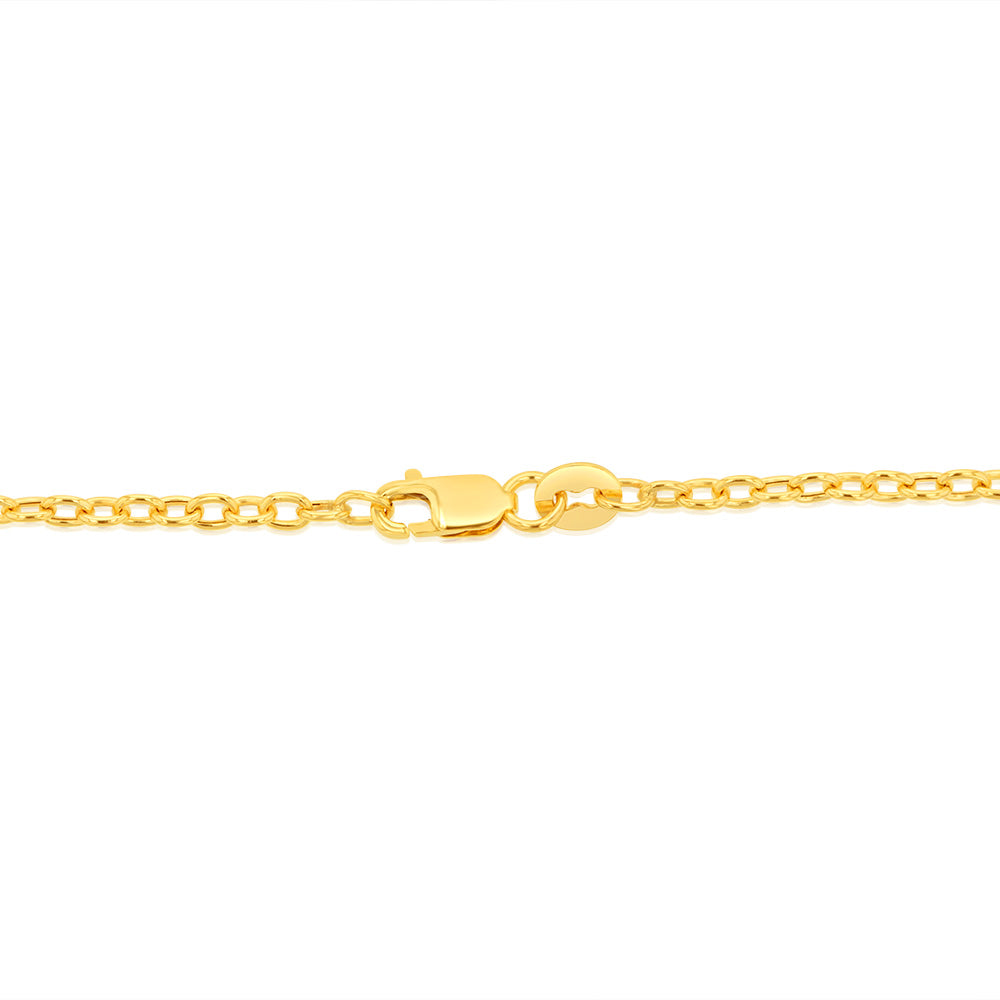 9ct Yellow Gold Belcher 60 Gauge 40cm Chain Necklace for Women - Elegant Jewelry Gift for Birthday, Anniversary & Special Occasions