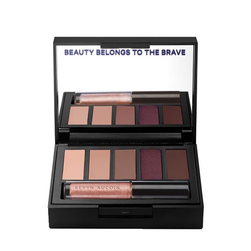 Kevyn Aucoin The Emphasize Eye Design Palette - Eyeshadow Makeup Kit for Smokey & Natural Looks | Perfect for Day to Night Makeup & Professional Use