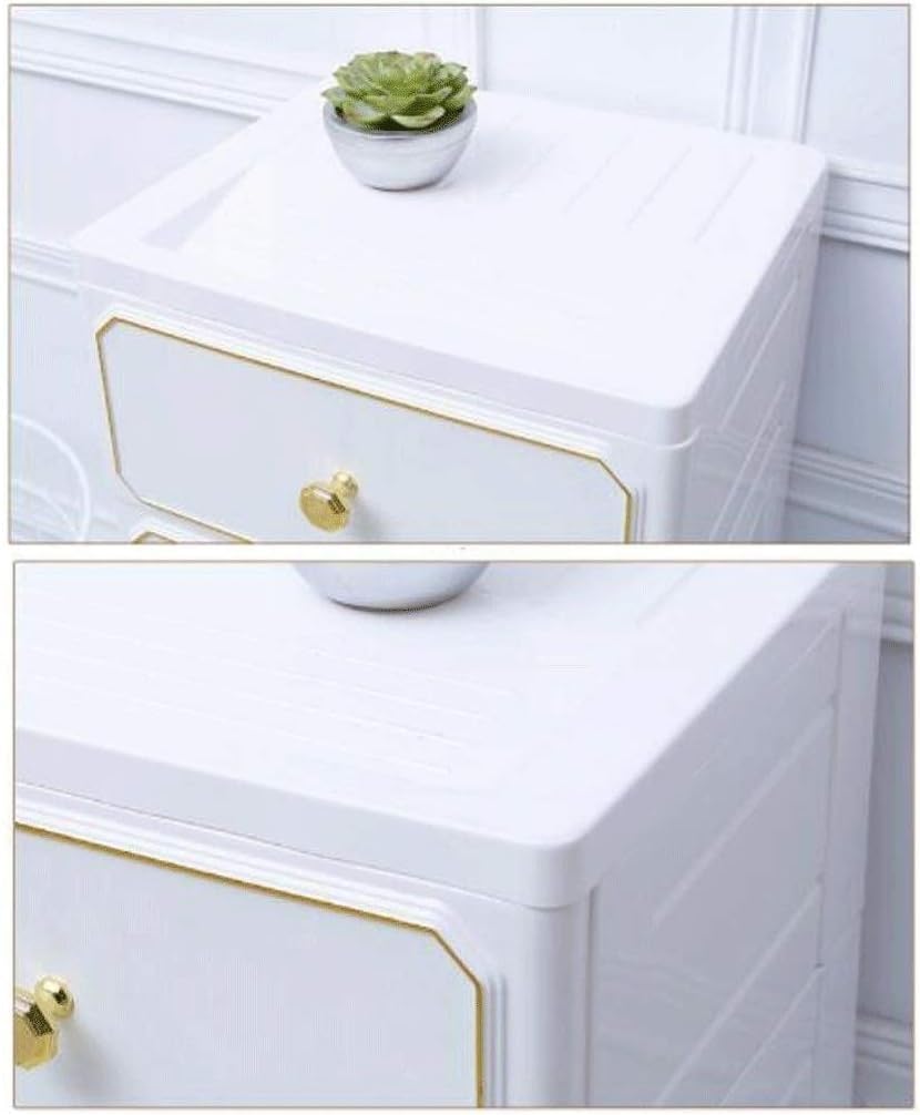 5-Tier Thick Plastic Storage Cabinet for Clothes, Toys & Snacks - Large Organizer Box (38x32x83cm) - Perfect for Bedroom, Closet & Kids Room Organization