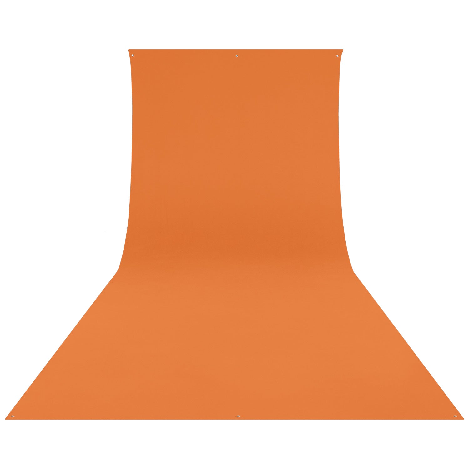 Wrinkle Resistant Photo Backdrop - Tiger Orange (9' x 20') for Photography Studio, Video Shoot & Event Decor