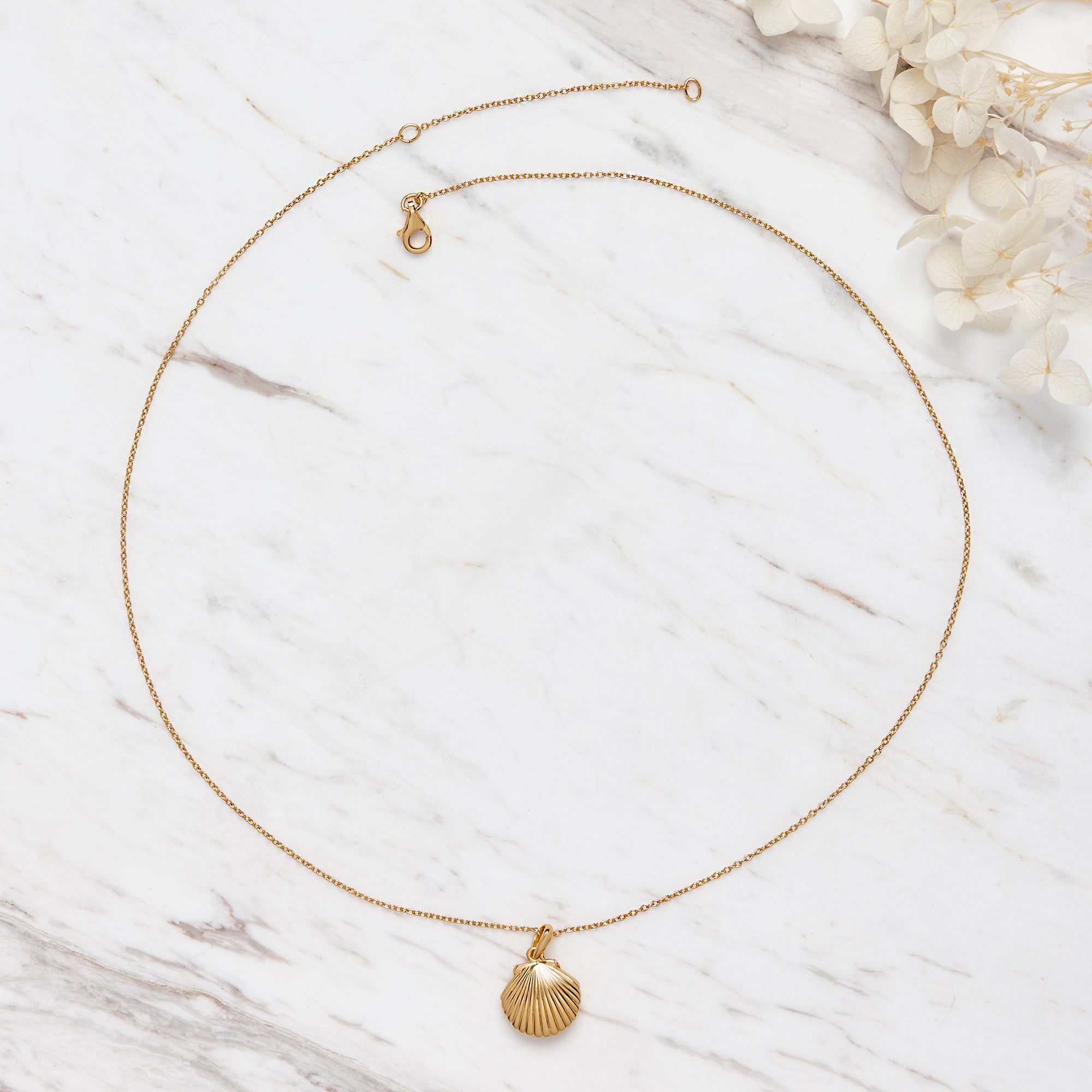 Elegant Gold Seashell Locket Necklace - Perfect for Beach Weddings, Anniversary Gifts & Coastal Fashion Accessories