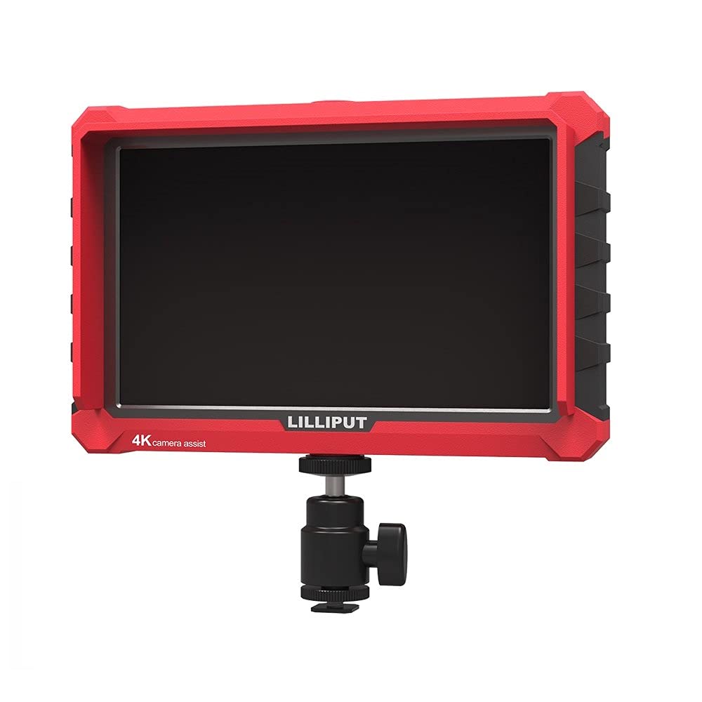 VIVITEQ LILLIPUT Professional A7s 7” 4K On-Camera Monitor - 1920x1200 Resolution, HDMI Input/Output, LP-E6 Battery Plate - Perfect for Filmmaking, Video Production & Live Streaming