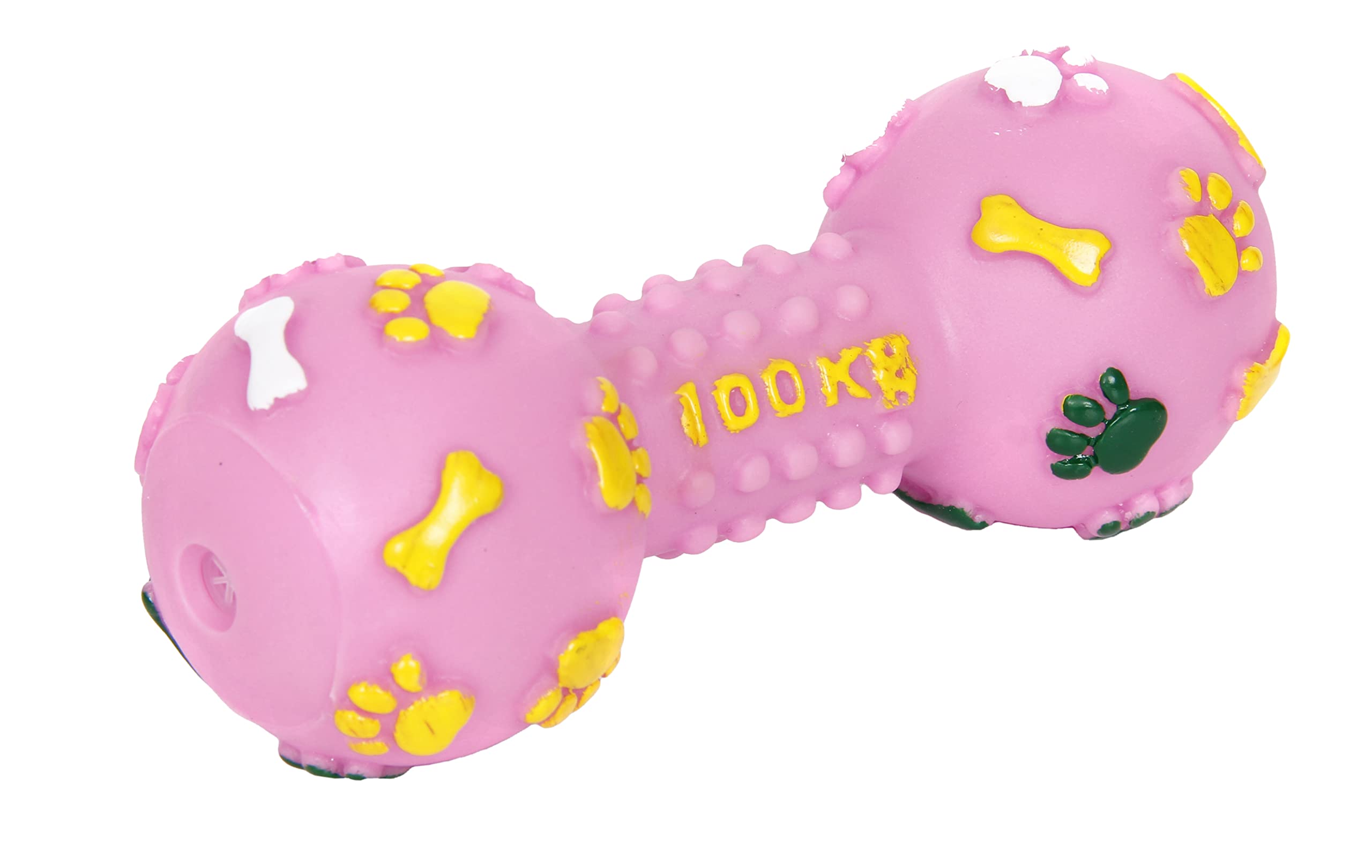 Durable Vinyl Bone Dog Chew Toy - 15 cm Long, Tough & Safe for Aggressive Chewers - Perfect for Teething Puppies & Active Dogs