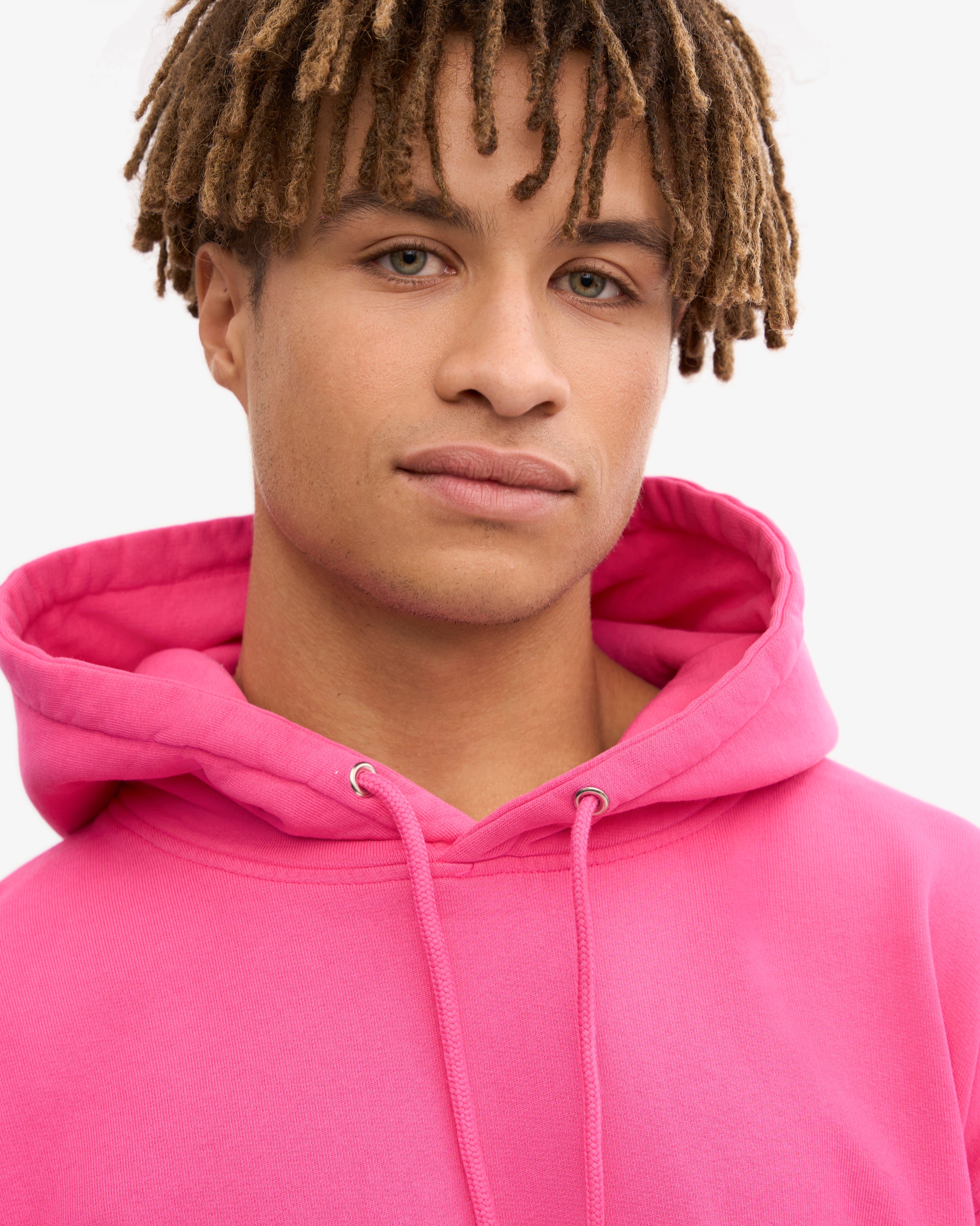 Classic Organic Cotton Hoodie - Bubblegum Pink | Soft & Comfortable Pullover for Women & Men | Perfect for Casual Wear, Gym, and Outdoor Activities