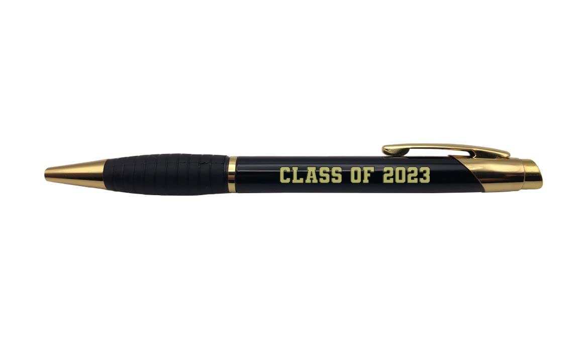 Custom Engraved Brass Graduation Pen for Students - Personalized Class of [Year] Gift for Graduates - Perfect for Commencement Ceremonies & Academic Achievements