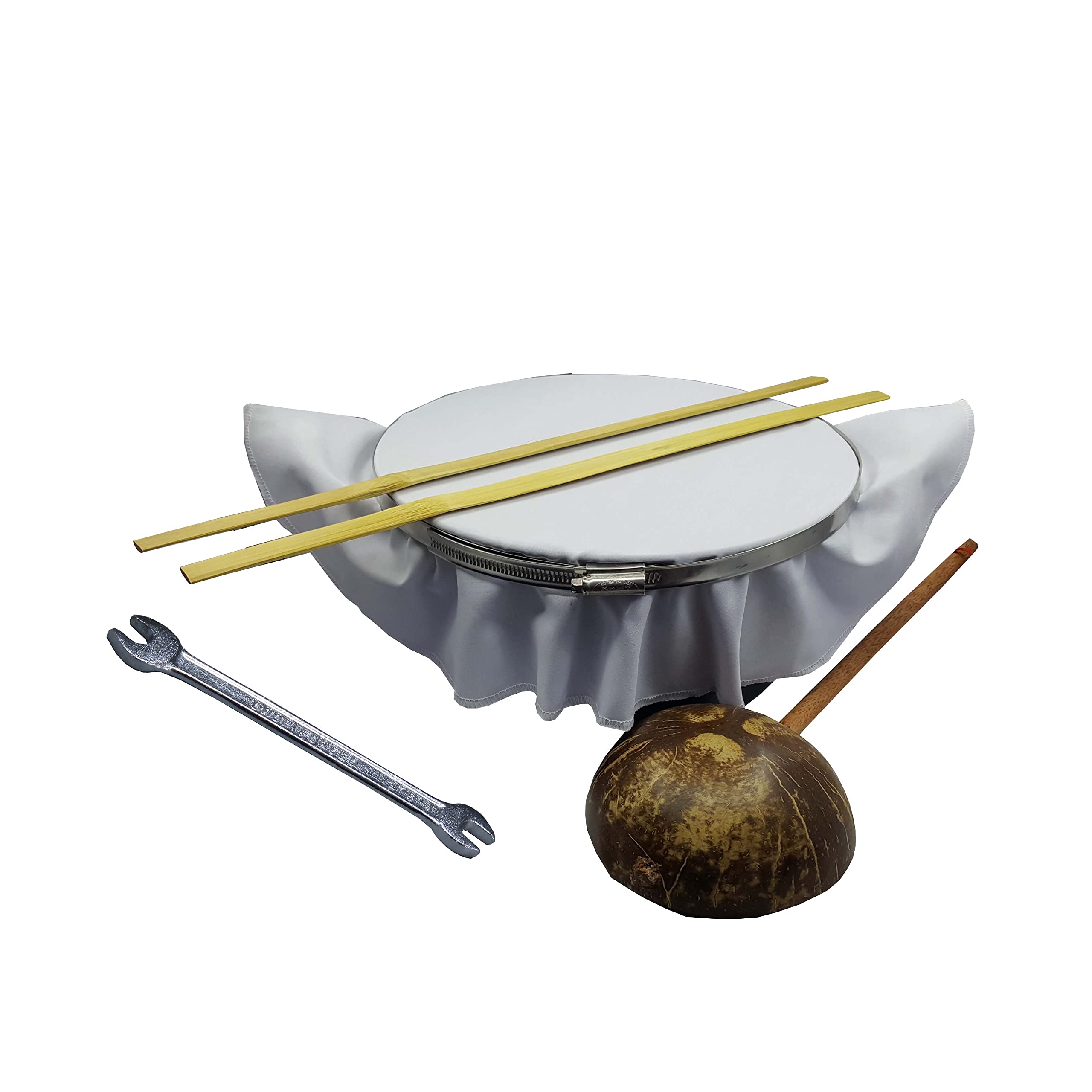 Premium Vietnamese Banh Cuon Rice Cake Roller Set - Bamboo Stick & Large Spoon for Authentic Rice Rolls | Perfect for Home Cooking, Asian Cuisine, and Traditional Vietnamese Dishes