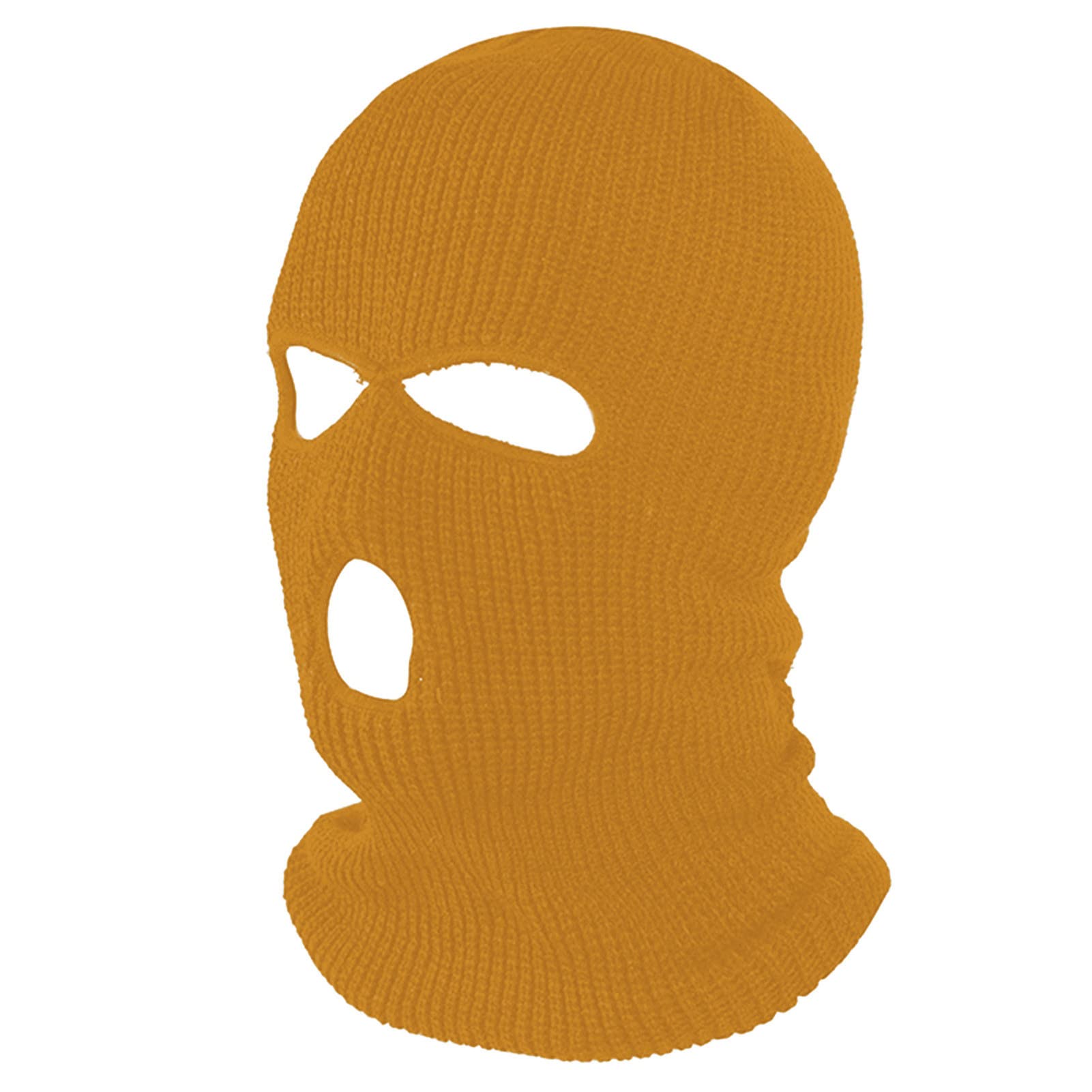 3 Hole Winter Knitted Ski Mask - Warm Full Face Cover Balaclava for Adults - Cold Weather Outdoor Sports, Skiing, Snowboarding & Motorcycle Riding