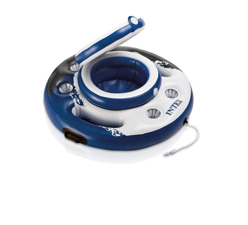 Intex Mega Chill Inflatable Floating Beverage Cooler - 24 Can Capacity (6 Pack) - Perfect for Pool Parties, Beach Trips & Summer BBQs