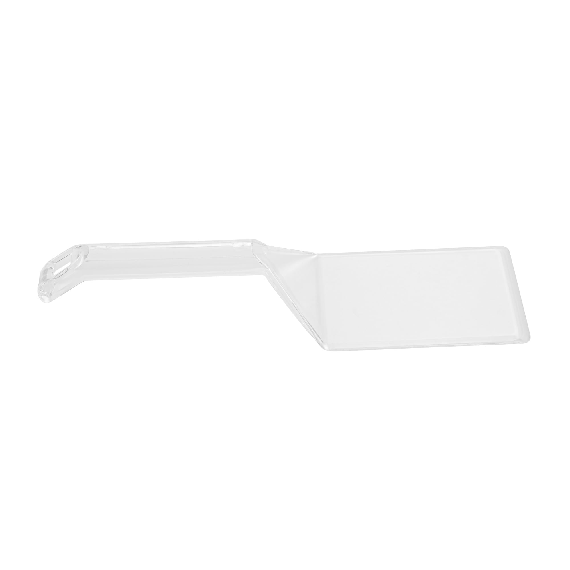 Restaurantware Cater Tek 10 Inch Disposable Serving Spatulas - 100 Pack Heavy-Duty Clear Plastic Lasagna Spatulas with Wide Edge & Comfortable Handle for Brownies, Cakes, Eggs - Perfect for Catering, Buffets, and Food Service
