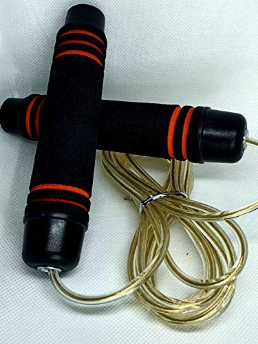 Adjustable Speed Jump Rope for Adults - Tangle-Free Fitness Rope with Memory Foam Handles & Ball Bearings - Ideal for Men & Women Workouts, Cardio Training, and Home Gym Exercises