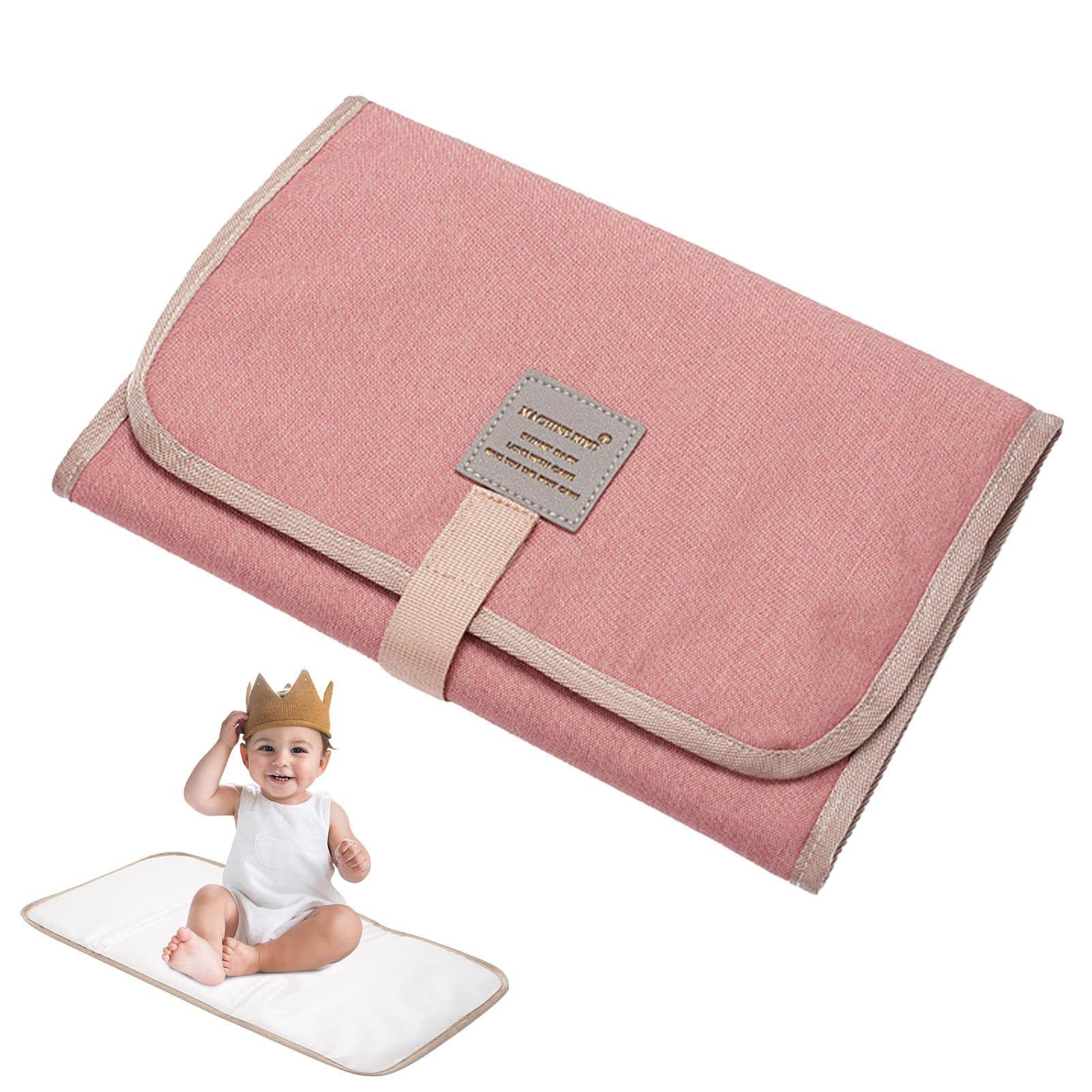 Foldable Waterproof Baby Changing Pad for Travel - Portable Diaper Changing Station for Girls & Boys | Perfect for On-the-Go Parents, Airplane & Car Trips, Nursery & Daycare Use