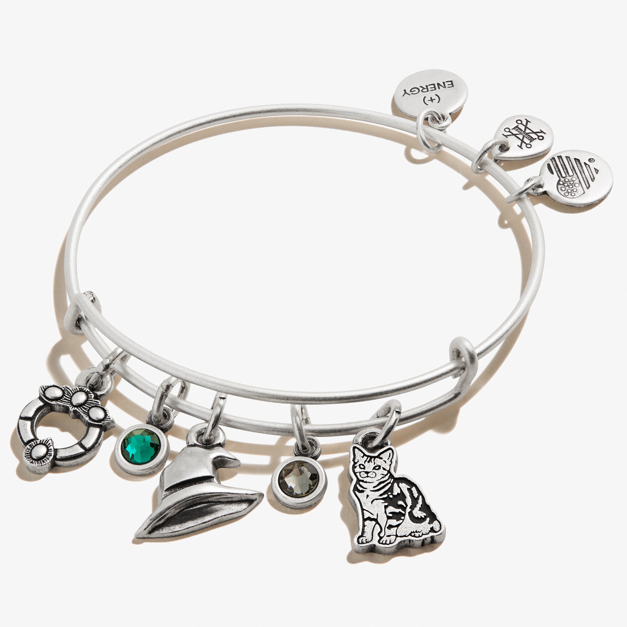 Harry Potter™ Professor McGonagall Multi-Charm Bangle Bracelet - Official Wizarding World Jewelry for Fans & Collectors | Perfect for Cosplay, Gift Giving & Harry Potter Themed Parties