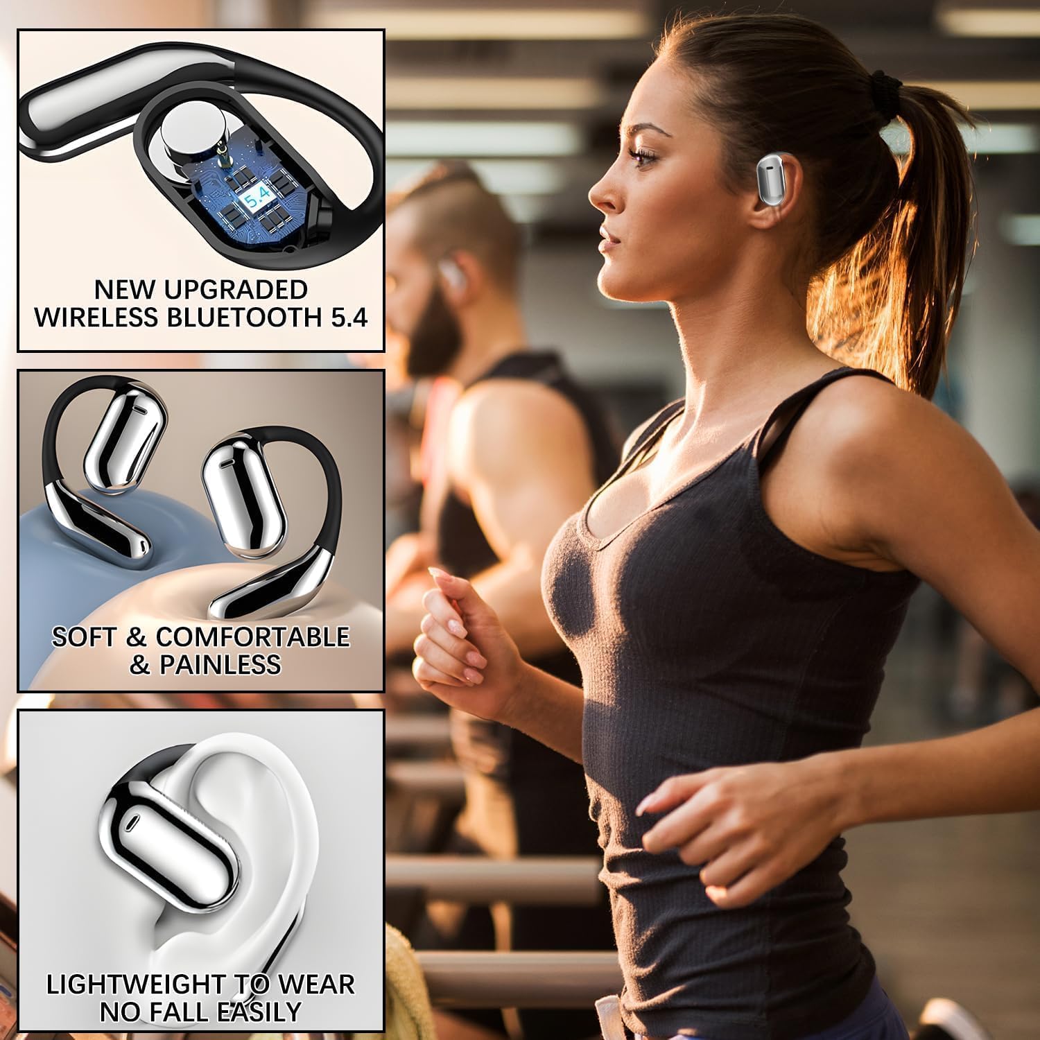 AI Translation Earbuds Wireless Bluetooth - Real-Time Language Translator for 40+ Languages, Multi-Mode Smart Earbuds for iPhone & Android - Perfect for Travel, Business Meetings & Language Learning