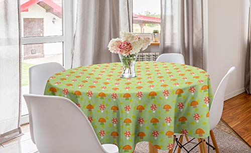 Pale Green and Orange