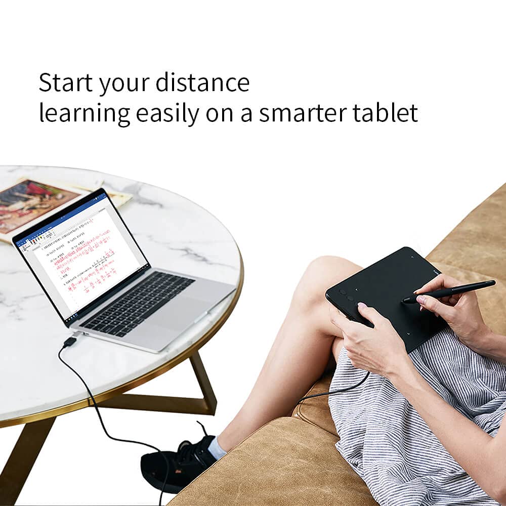 XPPen Deco mini7W Wireless Drawing Tablet - 7 x 4 Inch Graphic Tablet with 8192 Pressure Levels, Compatible with Windows/Mac/Android/Chrome/Linux - Perfect for Digital Art, Online Teaching & E-Learning