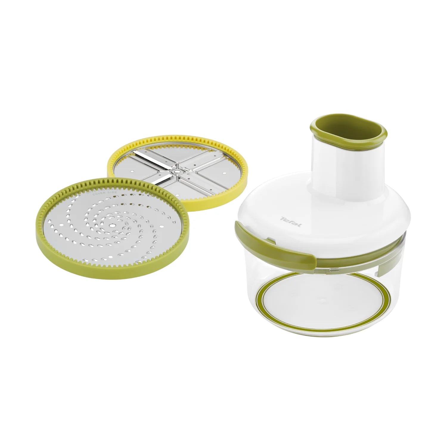 Tefal 5 Second Slicer with 2 Blades - 1.2L Food Chopper (Model K1659004) - Perfect for Fast Vegetable Cutting, Meal Prep & Kitchen Efficiency
