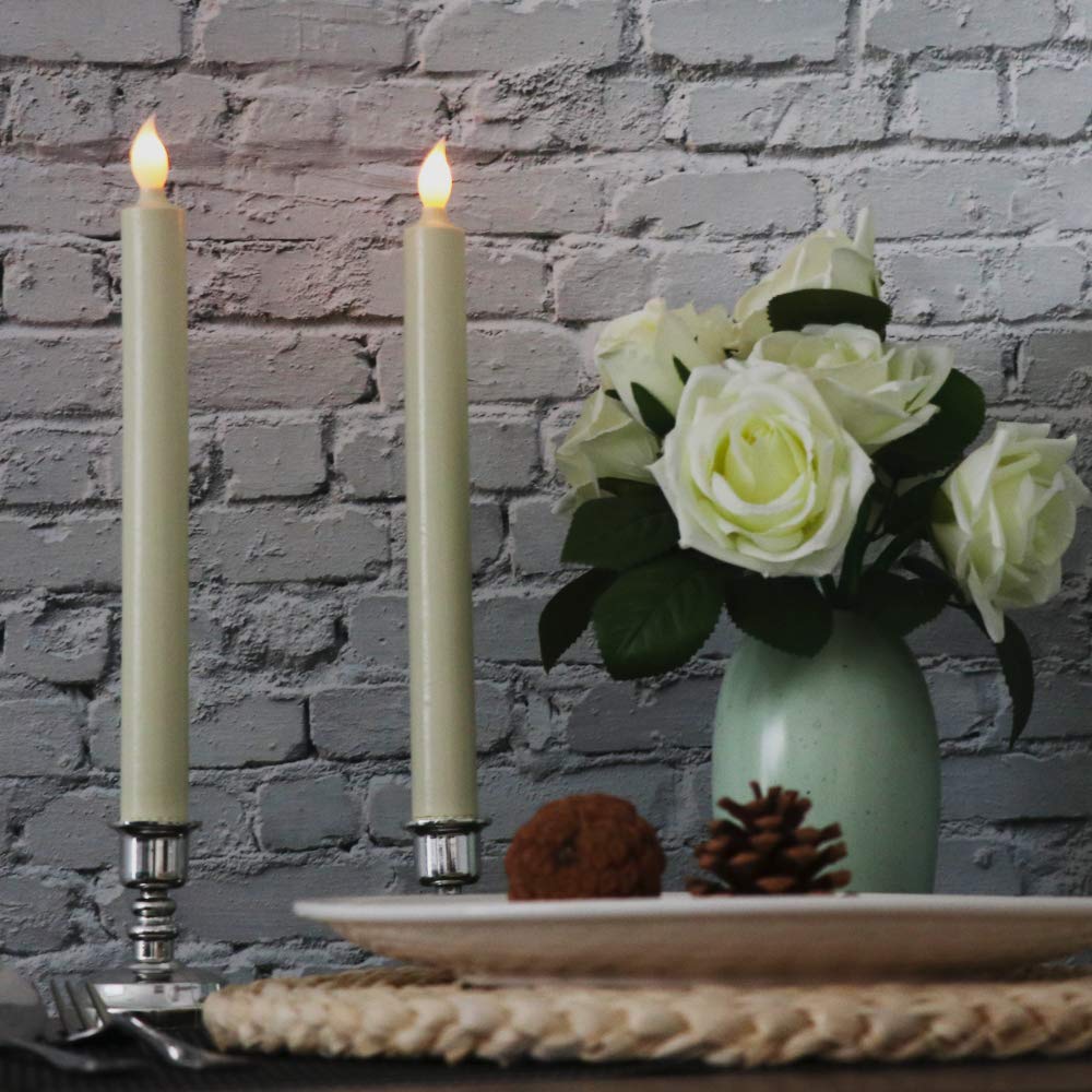 Flameless LED Candles with Remote & Timer - 6 Pack for Christmas Decor