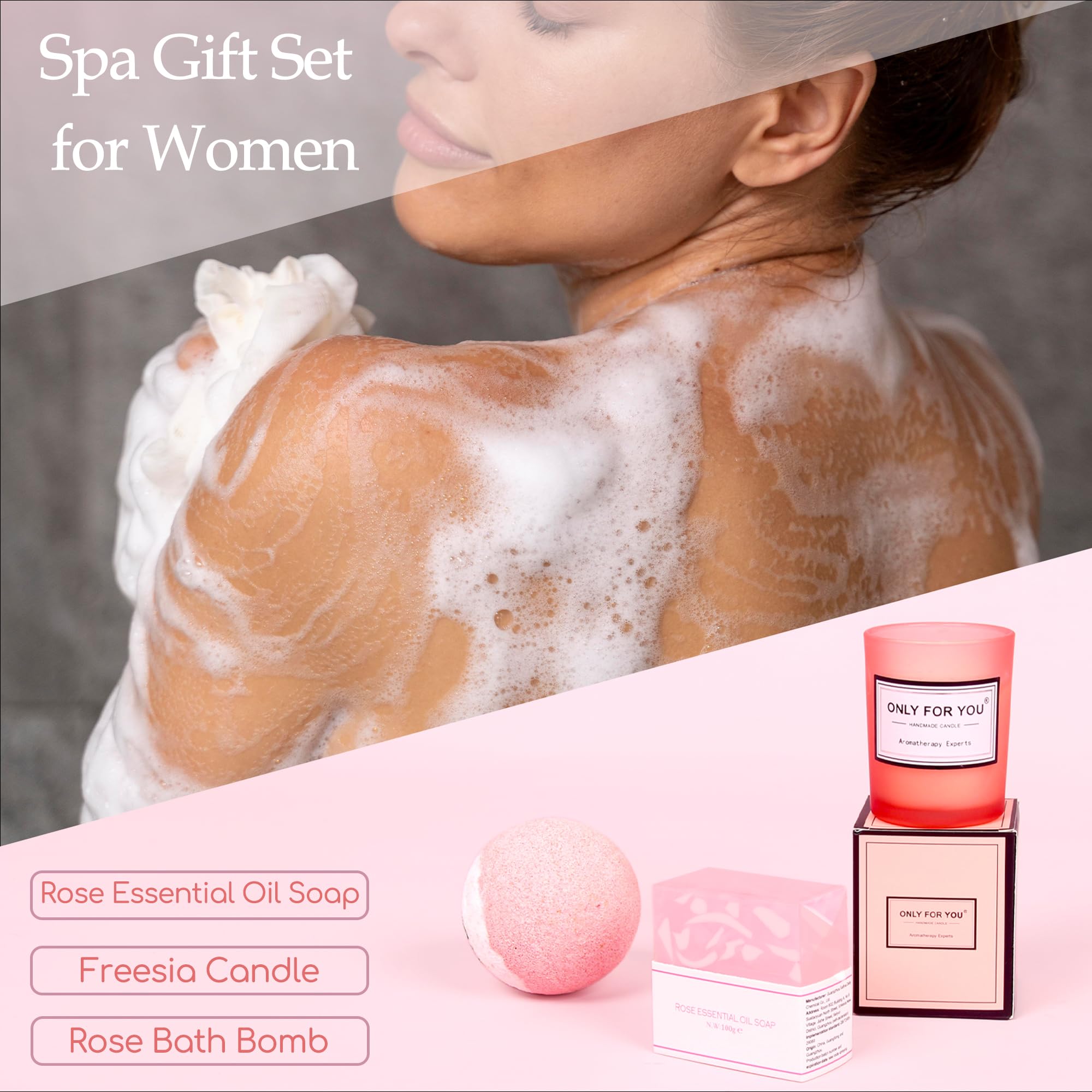Relaxing Spa Gift Basket for Women - Birthday, Get Well Soon, or Just Because Gift Set - Unique Present for Best Friend, Girlfriend, Sister - Perfect for Self-Care & Pampering at Home